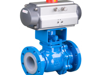 FM600-Q10 Series Pneumatic Fully Lined Fluorine Ball Valves