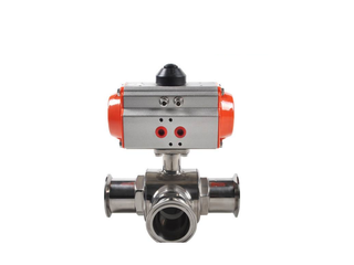 FM600-Q2 Series Pneumatic Three-way Inner Thread Ball Valves