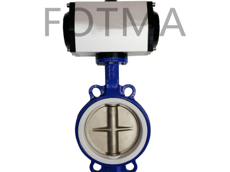 FM600-D1 Series Pneumatic Soft Sealed Butt Clamp Butterfly Valves