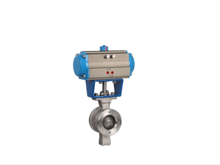 FM600-Q5 Series Pneumatic V Type Flange Ball Valves