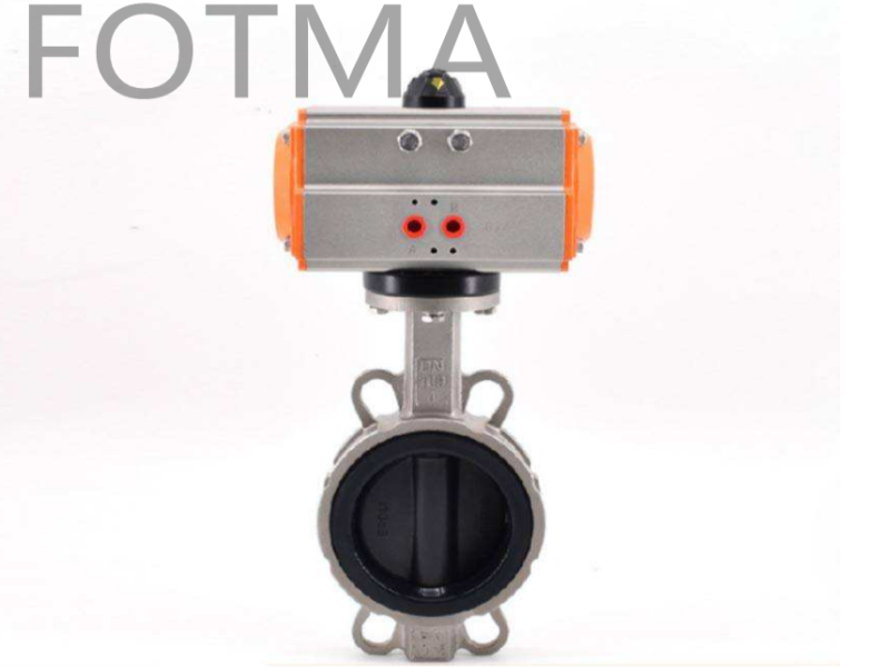 FM600-D1 Series Pneumatic Soft Sealed Butt Clamp Butterfly Valves